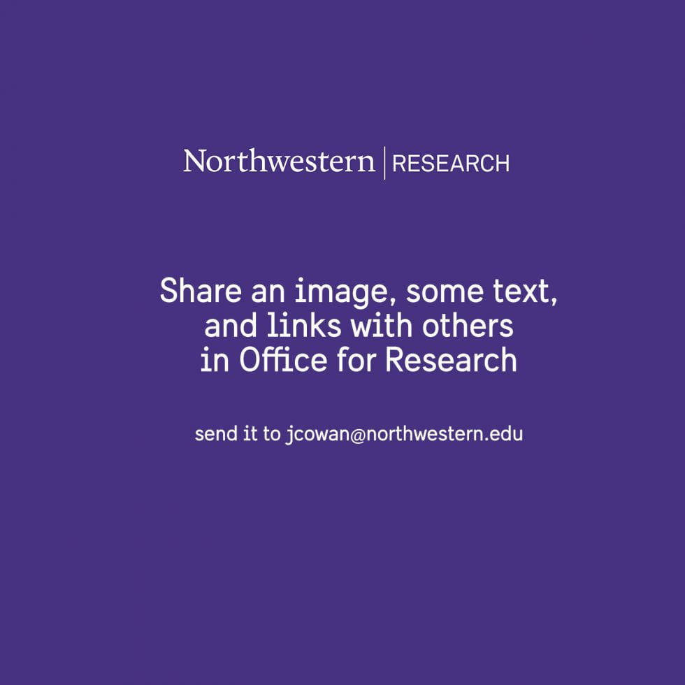 square with text asking to share photos
